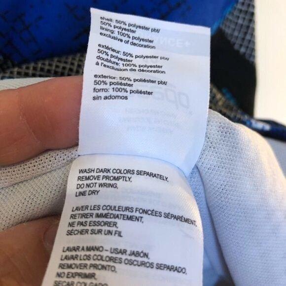 Speedo Swimsuit Womens Size 10 Vintage One Piece Blue Racerback Polyester NWOT - Picture 6 of 10